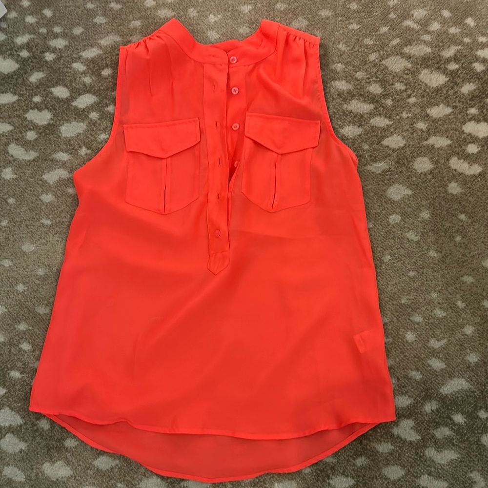 J Crew sleeveless blouse